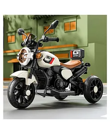 Kidsmate Ride Xtreme Electric Bike for Kids
                        | Battery-Operated Ride-On Bike with 6V Battery,
                        MP3 Player, USB, Bluetooth & LED Lights -
                        White