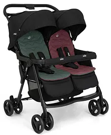 Joie Stroller Aire Twin Shale Birth+ to 15 kg - Black