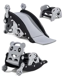 Play Nation 3 In 1 Rocking Panda Slide With
                        Baby Rocker & Chair for Kids | Non - Toxic |
                        Durable& Safe |BIS Approved|- Black &
                        White