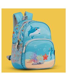 VISMIINTREND Preschool School Bag for Baby Kids, Small Cute Bags for Girls/Boys - Blue Height 13 Inch