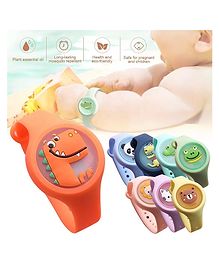 Luvlittle Mosquito Repellent Bands with Led Light Up Insect & Bug Pest Repeller Waterproof Bracelet Pack of 3 - MultiColour