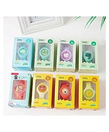 Luvlittle Mosquito Repellent Bands with Led Light Up Insect & Bug Pest Repeller Waterproof Bracelet Pack of 4 - MultiColour