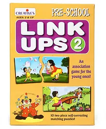 Creative Link Ups 2 Ten Two Piece Puzzle - Multicolor