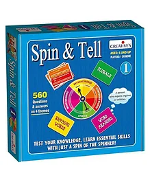 Creative Spin & Tell 1 Game - Blue