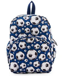 Baby of Mine 13-Inch Preschool Football Print School Bag for Kids (3-6 Years) | Trendy Backpack for Boys & Girls | Ideal for Preschool, Nursery, Kindergarten, School, Picnic, and Travel | 15L