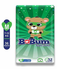 Babum Super Pants Premium Diaper Medium - 36 Pieces