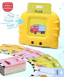 Play Nation Rechargeable Talking Flash
                        Cards Learning and Educational Toys| Kids
                        Reading Machine with 112 Cards|Montessori
                        Toys|Gifting|BIS Certified