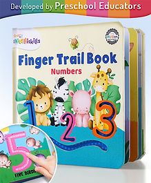 Intelliskills Pave-A-Way Finger Trail - Numbers | Kids Tactile 1234 Tracing Board Book | Trace & Learn | Boosts Numeracy & Motor Skills |Fun Learning for Toddlers |For Gifting | Educator Recommended