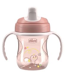Chicco Training Cup With Semi Soft Spout 200 ml  - Peach