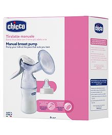 Chicco BPA Free Manual Breast Pump - White