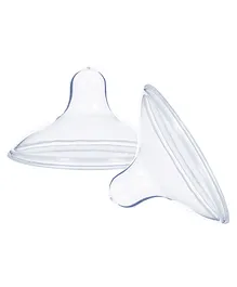 Buddsbuddy Silicone Nipple Shield With Case White - Pack of 2