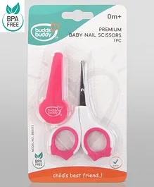 Buddsbuddy Premium Baby Nail Scissors - Pink