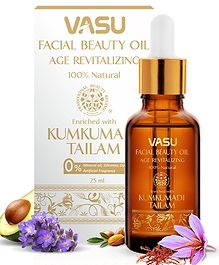 Vasu Facial Beauty Oil | Enriched with Kumkumadi Tailam - 25 ml