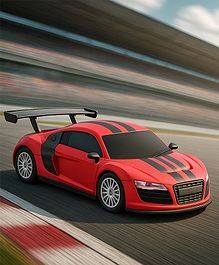 Babyhug 1:24 C-Type Rechargeable Remote Control Racing Car BIS Certified - Red