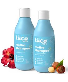 Tuco Kids Reetha Shampoo |Tangled & Rough Hair | Paraben, SLS & Sulphate Free |  Vegan | TearFree - 300ml (Pack of 2)
