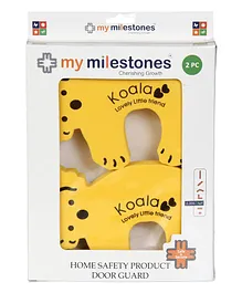 My Milestones Home Safety Door Guard Koala Bear 2Pc set - Yellow