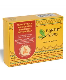 Earthy Sapo Tender Touch Moisturizing Unscented Bathing Soap - 100 gms