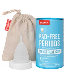 Sirona Reusable Menstrual Cup with FDA Approved, Small - 1 Unit