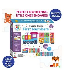 Parragon Building Blocks Puzzle Train First Numbers Jigsaw Puzzle Set