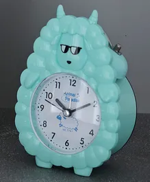 The Procure Store Lamb Design Cute Table Clock- Aqua