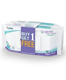 Himalaya Gentle Baby Wipes Fabric Based
                        Biodegradable Plant With Indian Lotus & Aloe
                        Vera 72 Pieces Each - Pack Of 2