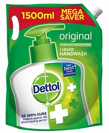 Dettol Liquid Handwash Refill Original Germ Protection Hand Wash - 1500 ml 