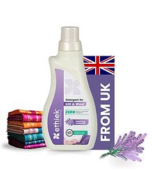 Ethiek Liquid Detergent for Silk, Woolen, & Delicate Clothes, Gentle Zero Enzyme Fabric Care Detergent, Natural & Organic Detergent liquid for Top load, Front load Washing Machine & Hand Wash - 500ml