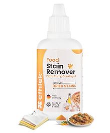 Ethiek | Specialist Stain Remover for Food stains | Effective on Dried Curry, Sauces, Oil & More | Safe for All Colours & Fabrics | Cloth Stain Removal | From Germany |50 ml