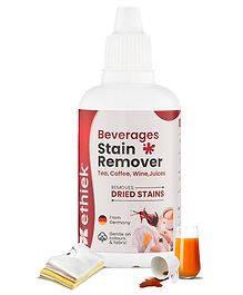 ETHIEK | Specialist Stain Remover for Tea, Coffee, Wine & Juices | Removes Dried Beverage Stains | Safe on all Colours & Fabrics | Cloth Stain Removal | Imported from Germany |100 ml, liquid