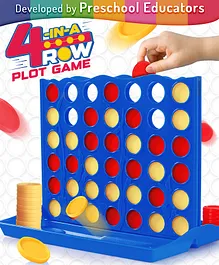 Intelliskills Premium Connect 4-in-a-Row
                        (Plot & Strike Game) for Kids | Classic
                        2-Player Strategy Activity | Boosts Logical
                        Skills | High Quality | For Gifting | BIS
                        Certified | Educator Recommended