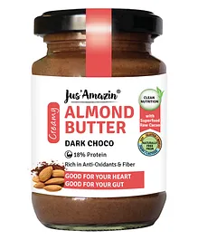 Jus' Amazin Almond Butter Dark Choco - 125 gm