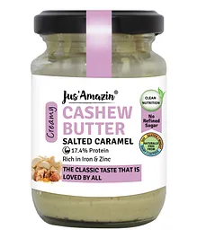 Jus ' Amazin Cashew Butter Salted Caramel - 125 gms 