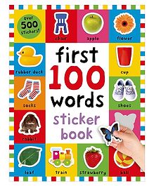 First 100 Words Sticker Book By Roger Priddy - English
