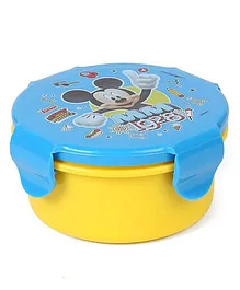 Disney Mickey Mouse And Friends Round Lunch Box - Blue Yellow