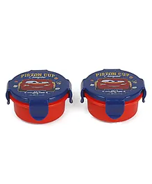 Disney Pixar Car Lunch Box Pack of 2 - Blue Red  