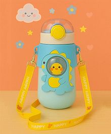 Badal Kidz Cat Water Bottle, Flip Lid, Water Bottle Hot and Cold, Leakproof Sport BPA Free ,Water Jug for School Travel 500ml - Green