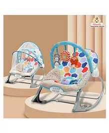 Infantso Baby Rocker Portable With Mosquito
                        Net with Calming Vibrations & Musical Toy -
                        Multicolour