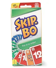 Mattel Skip Bo Card Games - Multi Colour  