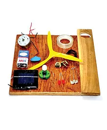 ProjectsforSchool DIY Mega Windmill & Fan Kit - Multicolour