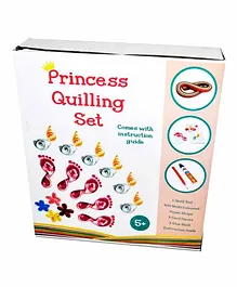 ProjectsforSchool DIY Princess Quilling Set - Multicolour