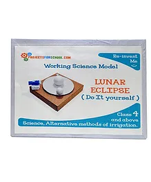 ProjectsforSchool Lunar Eclipse Science Experiment DIY Pack of 18 Pieces - Multicolour