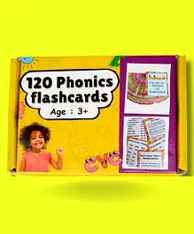 EDUSTAR 120 Phonics Flash Cards  Fun & Interactive Learning for Early Readers