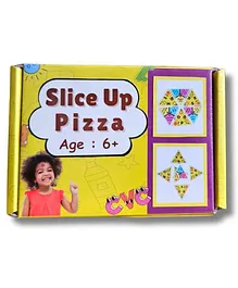 EDUSTAR Slice Up Pizza Card Game - Fun Word Association Game for Kids Fast-Paced, Competitive Family Game - Multicolor