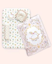 Fancy Fluff 6 Pc Organic New Born Bed Set - Heirloom