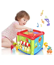ADKD Early Learning Shape Sorter with Music
                        & Light (Color May Vary)
