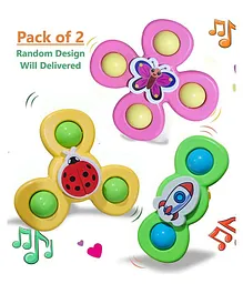 ADKD Butterfly Spinners Toy Waterproof
                        Suction Cup Spinning Top Rotating For Boys Girls
                        Pack of 2-(Random Design & Color)