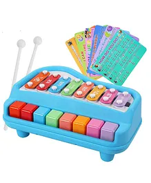 ADKD 2 in 1 Xylophone Percussion Piano Toy
                        with 8 Tone (Color May Vary)