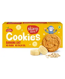 Slurrp Farm No Maida & No Refined
                              Sugar Banana Oat Cookies - 80 g