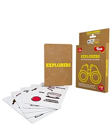 Toiing Explorers Educational Card Game - White