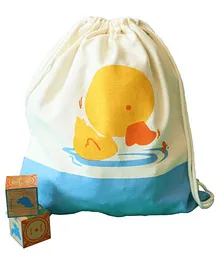 Shumee Treasure Trove Canvas Bag - Duck (Cream Blue)